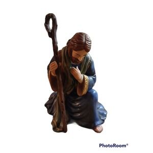 Thomas Kinkade Nativity Father Joseph Figurine, Hawthorne Village, 2002,
